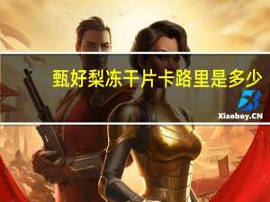 甄好 梨冻干片卡路里是多少