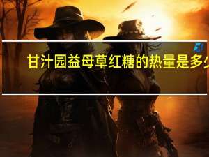 甘汁园 益母草红糖的热量是多少