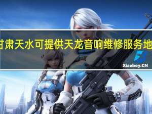 甘肃天水可提供天龙音响维修服务地址在哪
