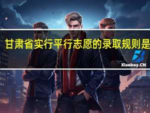 甘肃省实行平行志愿的录取规则是什么