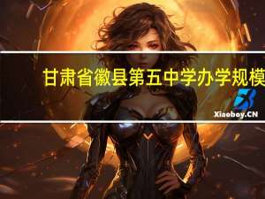 甘肃省徽县第五中学办学规模