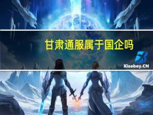 甘肃通服属于国企吗
