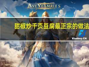 甜椒炒千页豆腐最正宗的做法