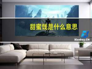 甜蜜饯是什么意思