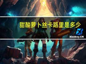 甜酸萝卜丝卡路里是多少