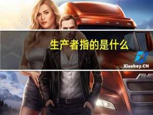生产者指的是什么