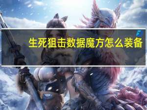 生死狙击数据魔方怎么装备