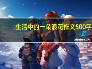 生活中的一朵浪花作文500字（生活中的一朵浪花作文）