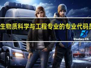 生物质科学与工程专业的专业代码是什么