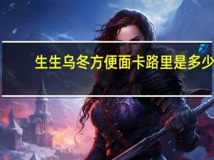 生生 乌冬方便面卡路里是多少