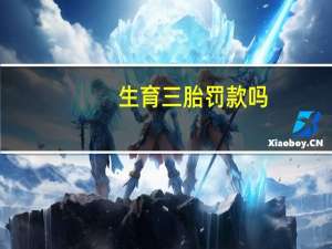 生育三胎罚款吗