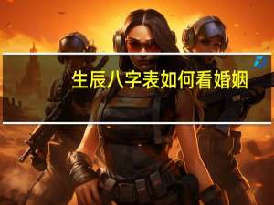 生辰八字表如何看婚姻