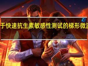 用于快速抗生素敏感性测试的梯形微流体系统