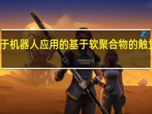 用于机器人应用的基于软聚合物的触觉传感器