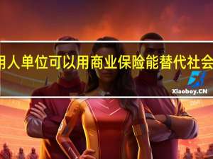 用人单位可以用商业保险能替代社会保险吗