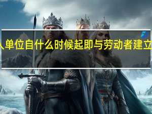 用人单位自什么时候起即与劳动者建立劳动关系