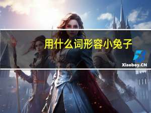 用什么词形容小兔子