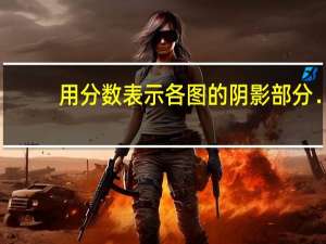 用分数表示各图的阴影部分．