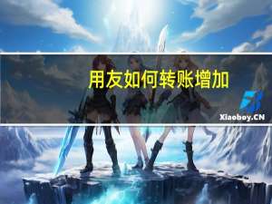 用友如何转账增加