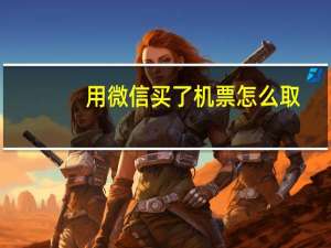 用微信买了机票怎么取