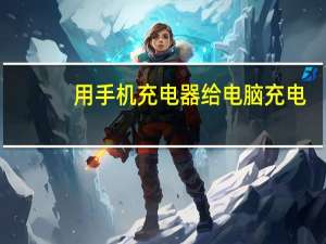 用手机充电器给电脑充电（用手机充q币）