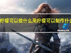 用柠檬可以做什么 用柠檬可以制作什么美食呢