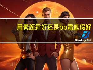 用素颜霜好还是bb霜遮瑕好
