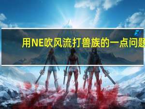 用NE吹风流打兽族的一点问题。