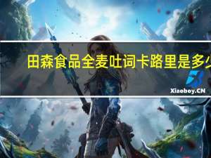 田森食品 全麦吐词卡路里是多少