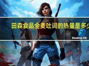 田森食品 全麦吐词的热量是多少
