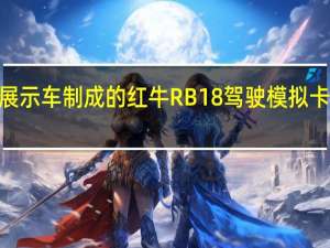 由实际红牛展示车制成的红牛RB18驾驶模拟卡售价120000美元