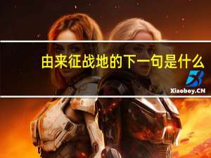 由来征战地的下一句是什么