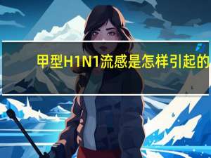 甲型H1N1流感是怎样引起的