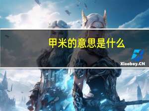 甲米的意思是什么