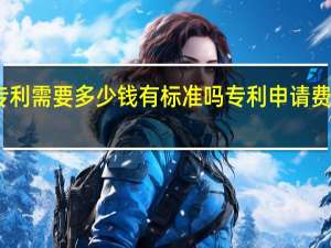申请专利需要多少钱有标准吗 专利申请费用是多少钱