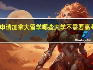 申请加拿大留学哪些大学不需要高考成绩