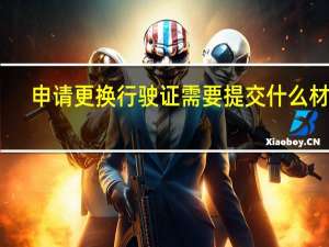 申请更换行驶证需要提交什么材料