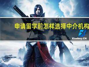 申请留学前怎样选择中介机构
