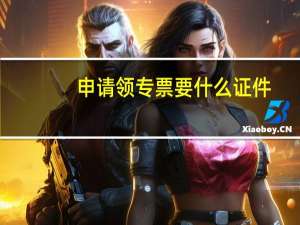 申请领专票要什么证件