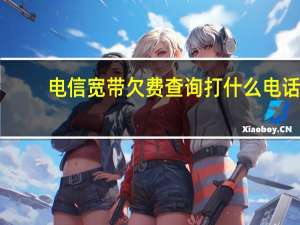 电信宽带欠费查询打什么电话（电信宽带欠费查询）