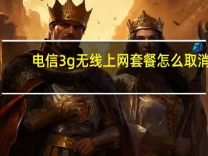 电信3g无线上网套餐怎么取消（电信3g无线上网套餐）