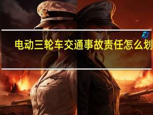 电动三轮车交通事故责任怎么划分
