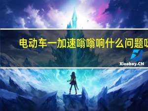 电动车一加速嗡嗡响什么问题呀（电动车一加速嗡嗡响什么问题）