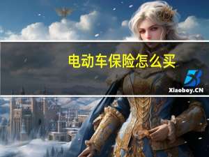 电动车保险怎么买