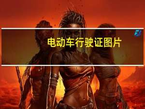 电动车行驶证图片（电动车行驶证）