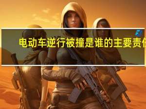 电动车逆行被撞是谁的主要责任
