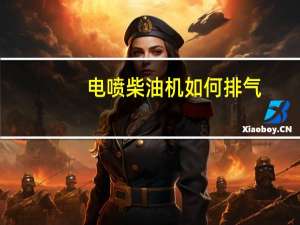 电喷柴油机如何排气（电喷）