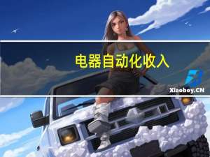 电器自动化收入