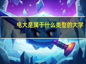 电大是属于什么类型的大学