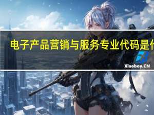 电子产品营销与服务专业代码是什么